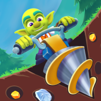 Gold and Goblins: Idle Miner Мод (Много Денег и зелий, Бесконечные Алмазы) на Android